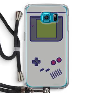 CaseCompany Game On: Samsung Galaxy S6 Transparant Hoesje met koord