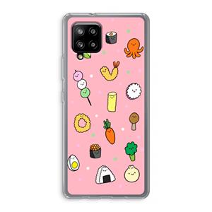 CaseCompany Happy bento friends: Samsung Galaxy A42 5G Transparant Hoesje