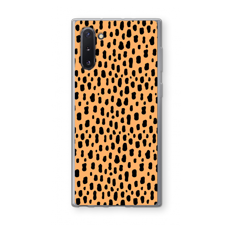 CaseCompany Panter: Samsung Galaxy Note 10 Transparant Hoesje