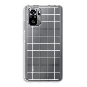 CaseCompany Rooster 2: Xiaomi Redmi Note 10S Transparant Hoesje