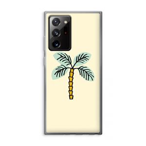 CaseCompany Palmboom: Samsung Galaxy Note 20 Ultra / Note 20 Ultra 5G Transparant Hoesje