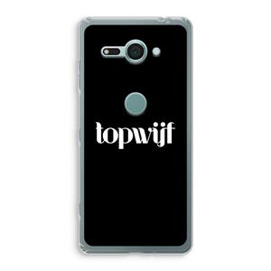 CaseCompany Topwijf Zwart: Sony Xperia XZ2 Compact Transparant Hoesje