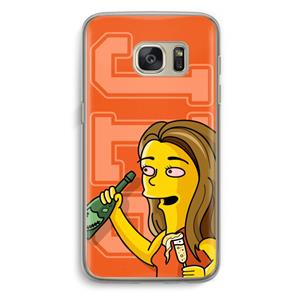 CaseCompany Jamie Lee Simpson: Samsung Galaxy S7 Transparant Hoesje