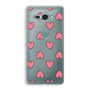 CaseCompany Ondersteboven verliefd: Sony Xperia XZ2 Compact Transparant Hoesje