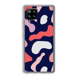 CaseCompany Memphis Shapes Pink: Samsung Galaxy A42 5G Transparant Hoesje