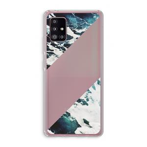 CaseCompany Golven: Samsung Galaxy A51 5G Transparant Hoesje