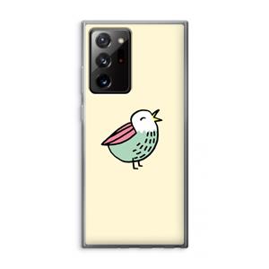 CaseCompany Birdy: Samsung Galaxy Note 20 Ultra / Note 20 Ultra 5G Transparant Hoesje