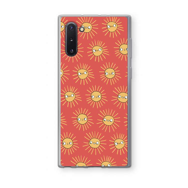 CaseCompany Zon: Samsung Galaxy Note 10 Transparant Hoesje
