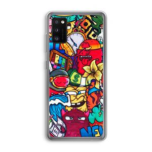 CaseCompany No Rules: Samsung Galaxy A41 Transparant Hoesje