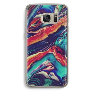 CaseCompany Chameleon Sun: Samsung Galaxy S7 Transparant Hoesje