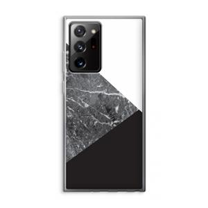 CaseCompany Combinatie marmer: Samsung Galaxy Note 20 Ultra / Note 20 Ultra 5G Transparant Hoesje