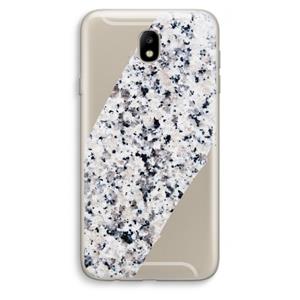 CaseCompany Gespikkelde marmer: Samsung Galaxy J7 (2017) Transparant Hoesje