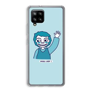 CaseCompany Zwaai: Samsung Galaxy A42 5G Transparant Hoesje