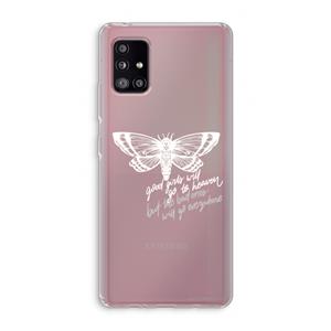 CaseCompany Good or bad: Samsung Galaxy A51 5G Transparant Hoesje