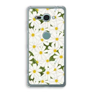 CaseCompany Summer Daisies: Sony Xperia XZ2 Compact Transparant Hoesje