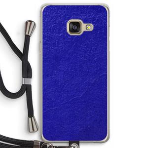 CaseCompany Majorelle Blue: Samsung Galaxy A3 (2016) Transparant Hoesje met koord