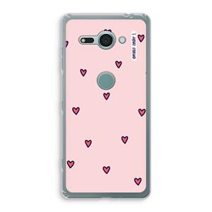 CaseCompany Hartjes: Sony Xperia XZ2 Compact Transparant Hoesje