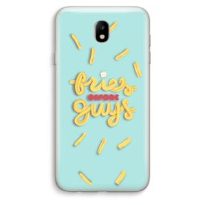 CaseCompany Always fries: Samsung Galaxy J7 (2017) Transparant Hoesje