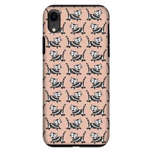 CaseCompany Zwarte poes: iPhone XR Tough Case