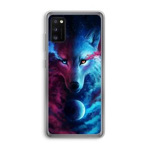 CaseCompany Where Light And Dark Meet: Samsung Galaxy A41 Transparant Hoesje