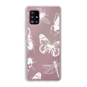 CaseCompany Tiny Bugs: Samsung Galaxy A51 5G Transparant Hoesje