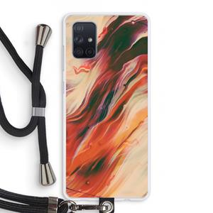 CaseCompany Forgotten Lands: Samsung Galaxy A71 Transparant Hoesje met koord