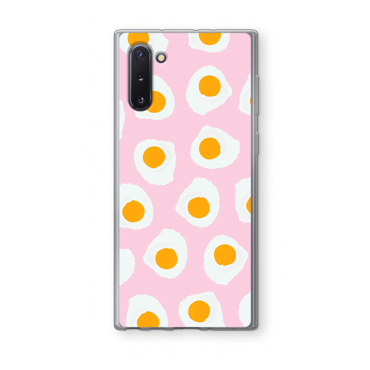 CaseCompany Dancing eggs: Samsung Galaxy Note 10 Transparant Hoesje