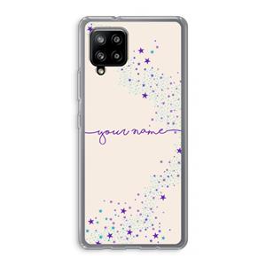CaseCompany Sterren: Samsung Galaxy A42 5G Transparant Hoesje