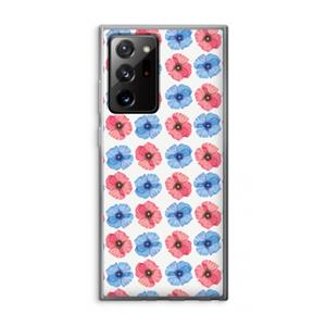 CaseCompany Klaproosjes: Samsung Galaxy Note 20 Ultra / Note 20 Ultra 5G Transparant Hoesje