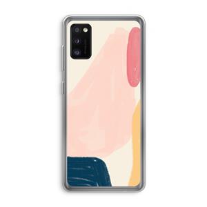 CaseCompany Saturday Flow: Samsung Galaxy A41 Transparant Hoesje