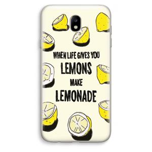 CaseCompany Lemonade: Samsung Galaxy J7 (2017) Transparant Hoesje