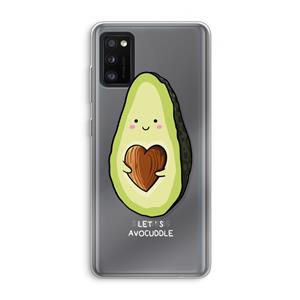 CaseCompany Avocuddle: Samsung Galaxy A41 Transparant Hoesje