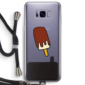 CaseCompany Frisco: Samsung Galaxy S8 Plus Transparant Hoesje met koord