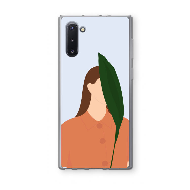 CaseCompany Leaf: Samsung Galaxy Note 10 Transparant Hoesje
