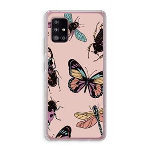 CaseCompany Tiny Bugs: Samsung Galaxy A51 5G Transparant Hoesje
