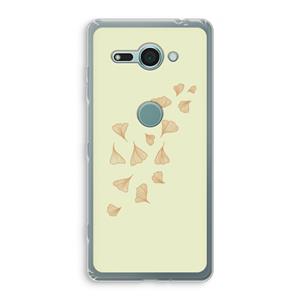 CaseCompany Falling Leaves: Sony Xperia XZ2 Compact Transparant Hoesje