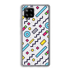 CaseCompany 8-bit N°8: Samsung Galaxy A42 5G Transparant Hoesje