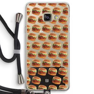 CaseCompany Giants: Samsung Galaxy A3 (2016) Transparant Hoesje met koord