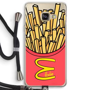 CaseCompany McElodie: Samsung Galaxy A3 (2016) Transparant Hoesje met koord