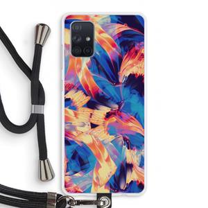 CaseCompany Tuesday Night: Samsung Galaxy A71 Transparant Hoesje met koord