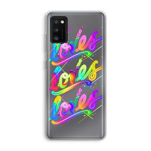 CaseCompany Loves: Samsung Galaxy A41 Transparant Hoesje