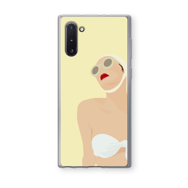 CaseCompany Summer: Samsung Galaxy Note 10 Transparant Hoesje