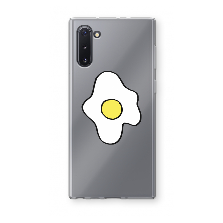 CaseCompany Spiegelei: Samsung Galaxy Note 10 Transparant Hoesje
