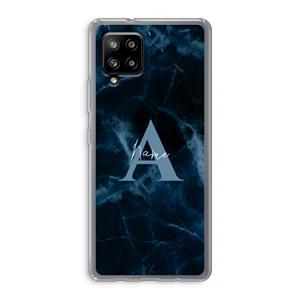 CaseCompany Midnight Marble: Samsung Galaxy A42 5G Transparant Hoesje