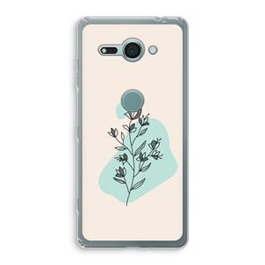 CaseCompany Violets are blue: Sony Xperia XZ2 Compact Transparant Hoesje