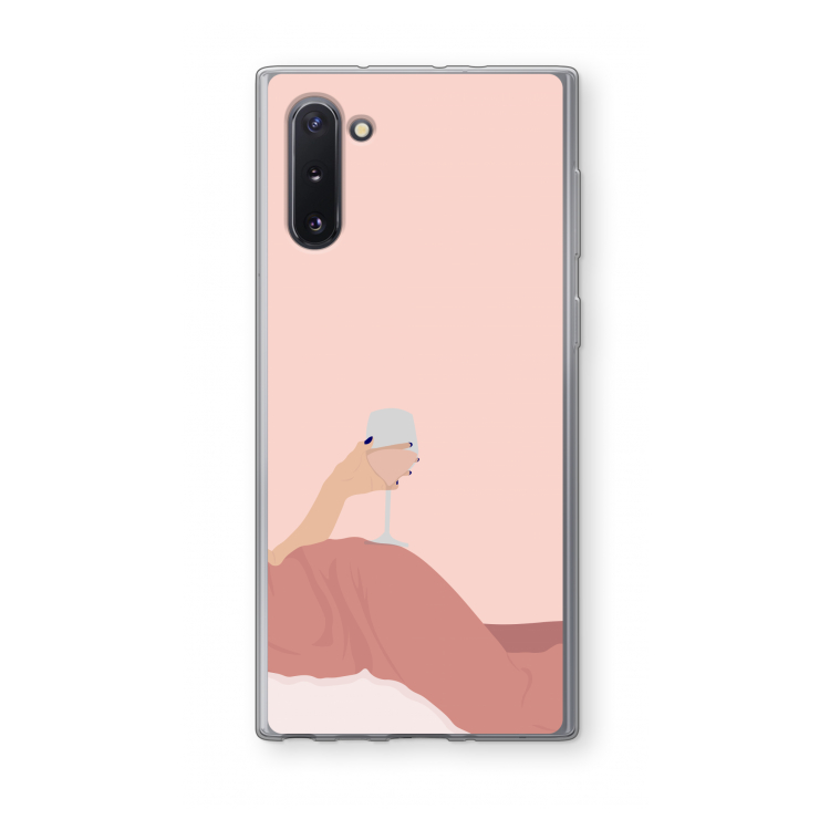 CaseCompany Wine: Samsung Galaxy Note 10 Transparant Hoesje