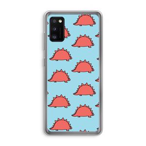 CaseCompany Dinosawrr: Samsung Galaxy A41 Transparant Hoesje