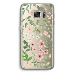 CaseCompany Botanical sweet flower heaven: Samsung Galaxy S7 Transparant Hoesje