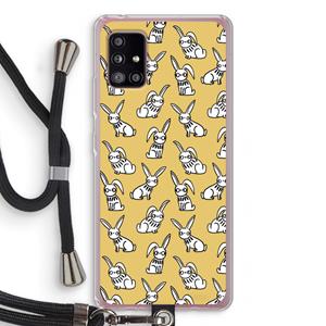 CaseCompany Haas: Samsung Galaxy A51 5G Transparant Hoesje met koord