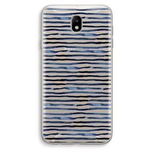 CaseCompany Verrassende lijnen: Samsung Galaxy J7 (2017) Transparant Hoesje